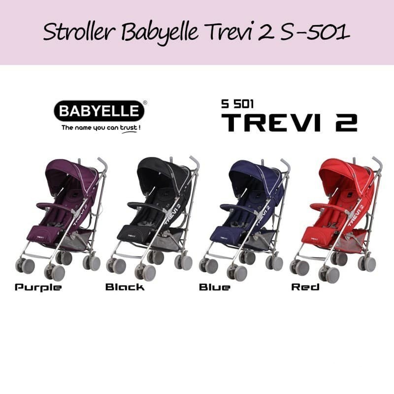 Babyelle Trevi 2 S501 Stroller traveling anak lipat payung baby elle