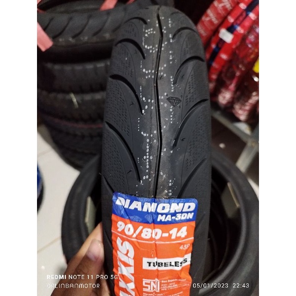 Ban Maxxis diamond 90/80-14 Tubles/Ban Depan new Vario125/Ban Maxxis Diamond 90/80-14