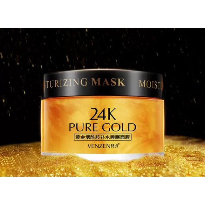 Veze 24k Real Gold Luxury Effect Hydrating Sleep Mask