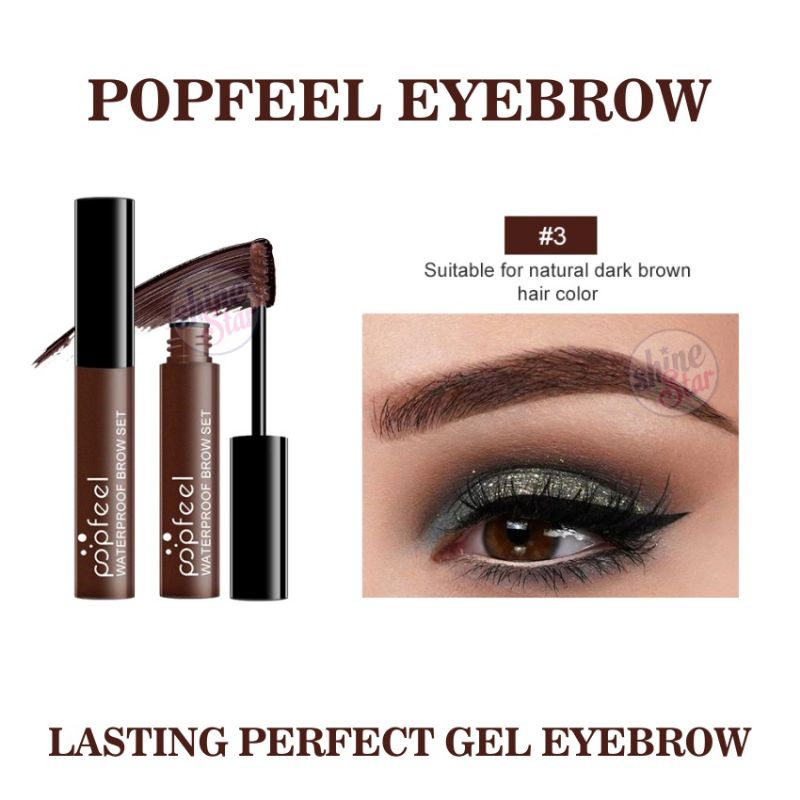 Popfeel Eyebrow Mascara Browcara Waterproof Lasting Perfect Gel