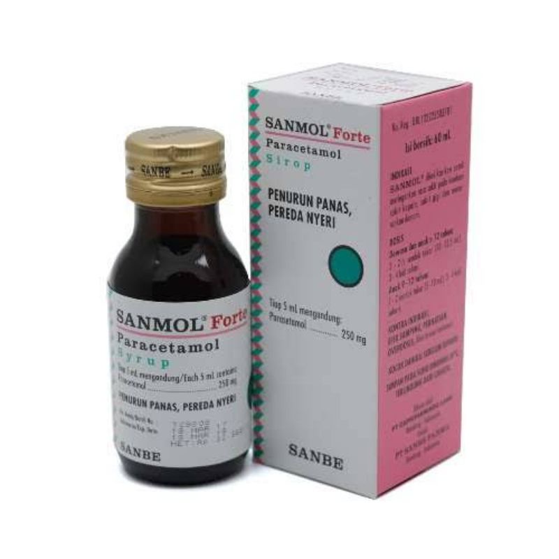 SANMOL SIRUP PENURUN PANAS ANAK