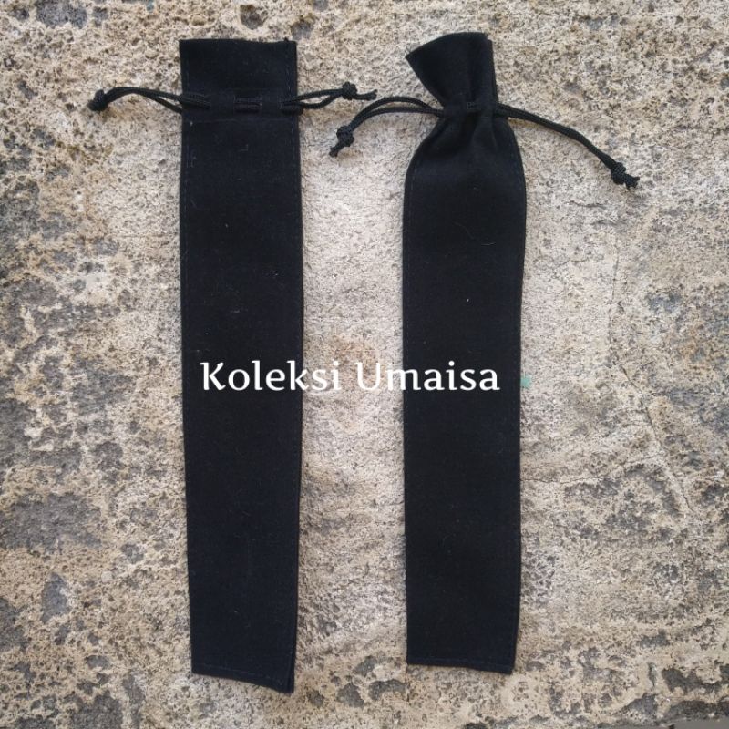 

ready stock kantong souvenir packaging kemasan serut bludru polos