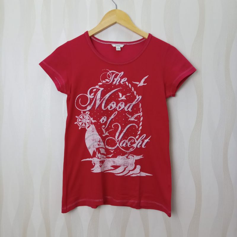 Kaos Bossini merah blink