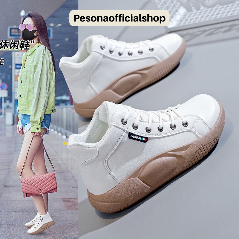 COD POS 177 Sepatu Sneakers Boots Wanita Premium