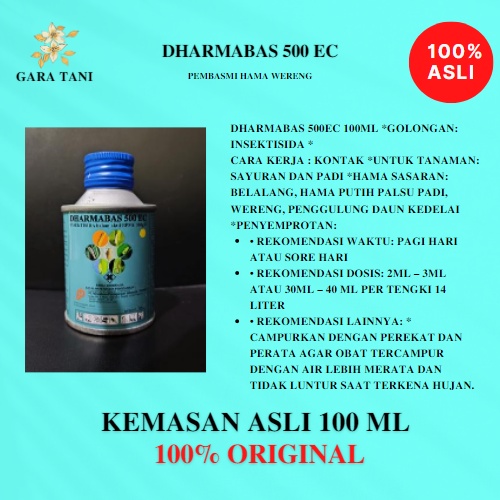 Dharmabas 500 EC Insektisida 100 ml