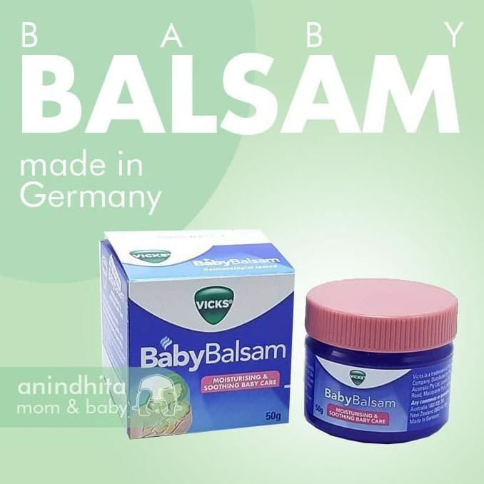 Vicks Baby Balsam Made In Germany | Pereda Batuk Pilek | Balsem Bayi