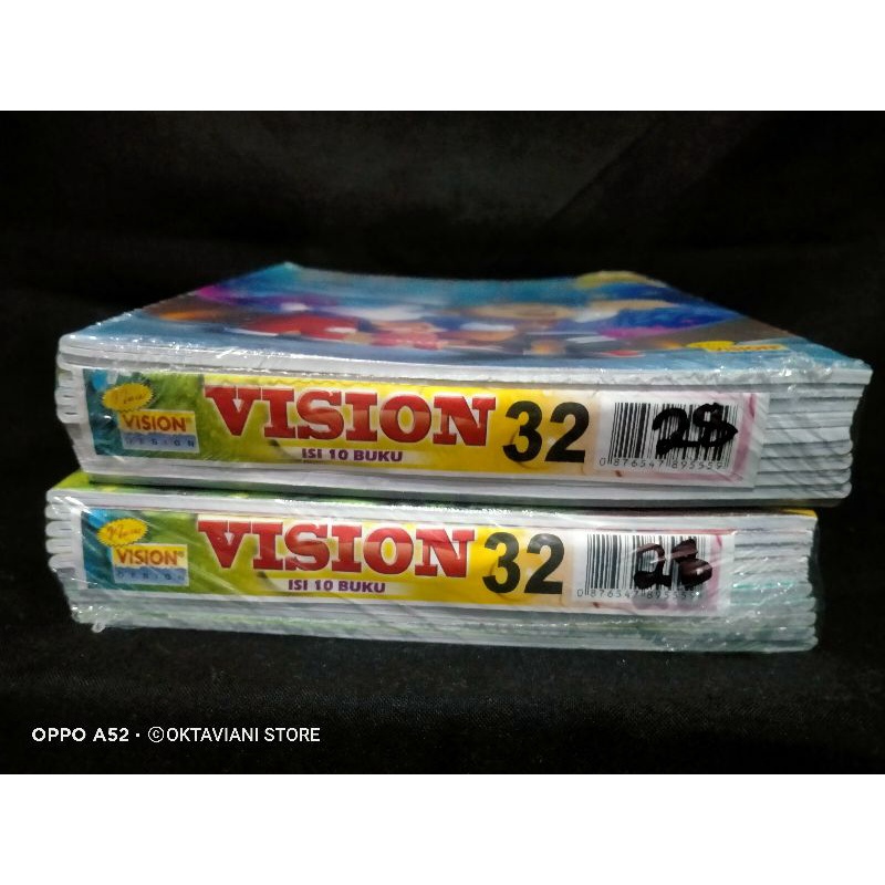 

BUKU TULIS VISION 32 LEMBAR KERTAS SUPER PUTIH