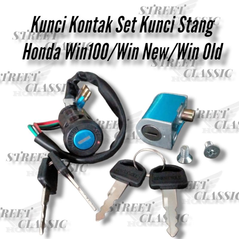 Kunci Kontak set honda Win100 set kunci stang Win new