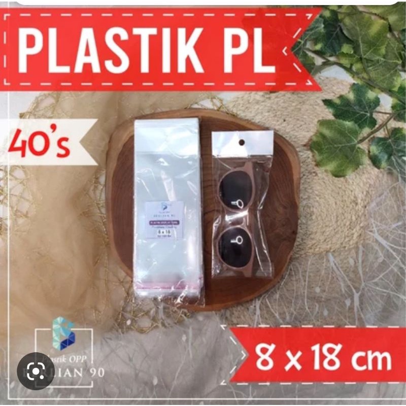 plastik accesories plastik seal gantung ukuran 8cm x 18cm isi 100pcs cocok untuk garskin dan anti gores lainnya