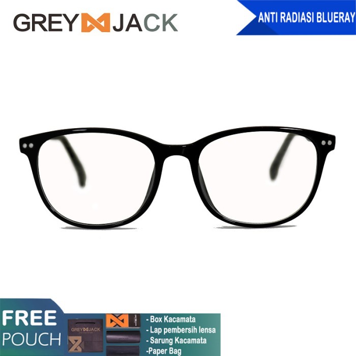 Grey Jack frame Kacamata Minus TR90 Wanita 1208