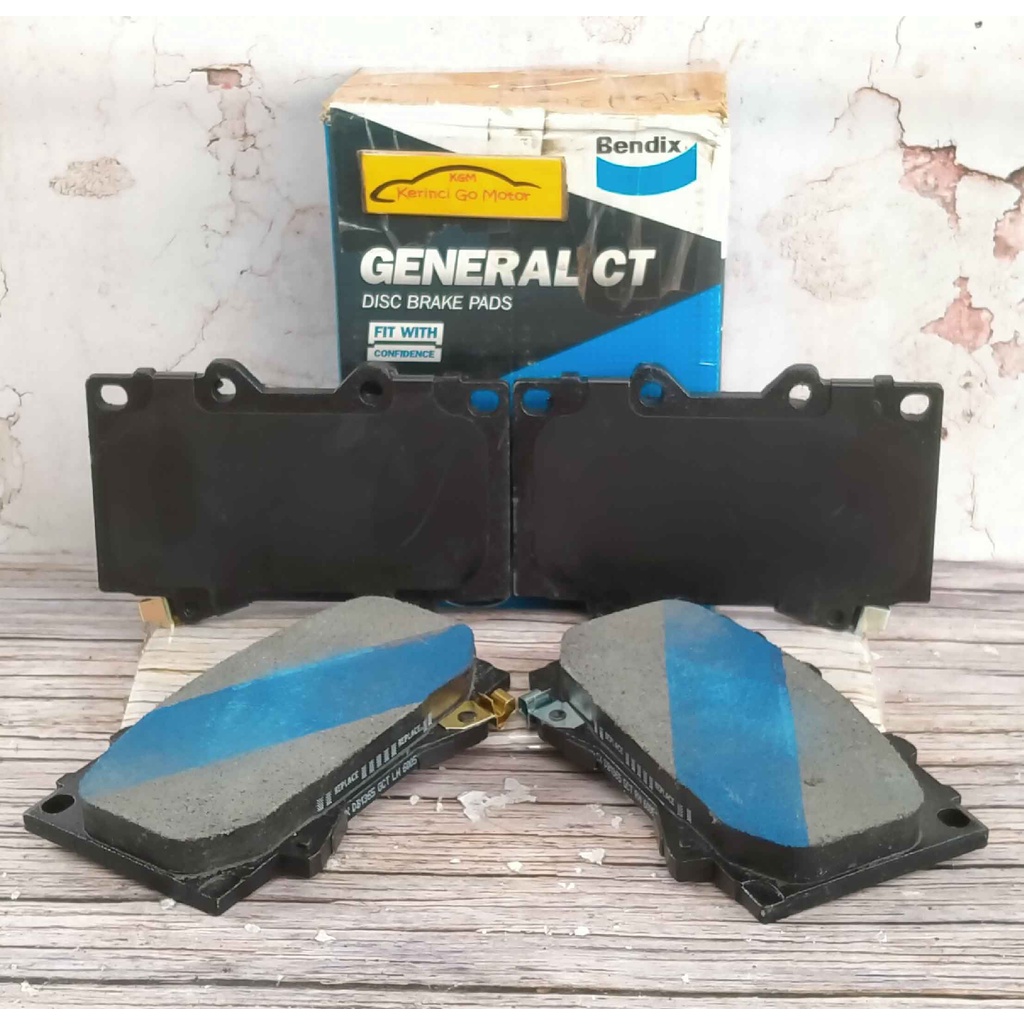 BRAKE PAD KAMPAS REM DEPAN LANDCRUISER LEXUS RX 470 BENDIX DB1365 GCT