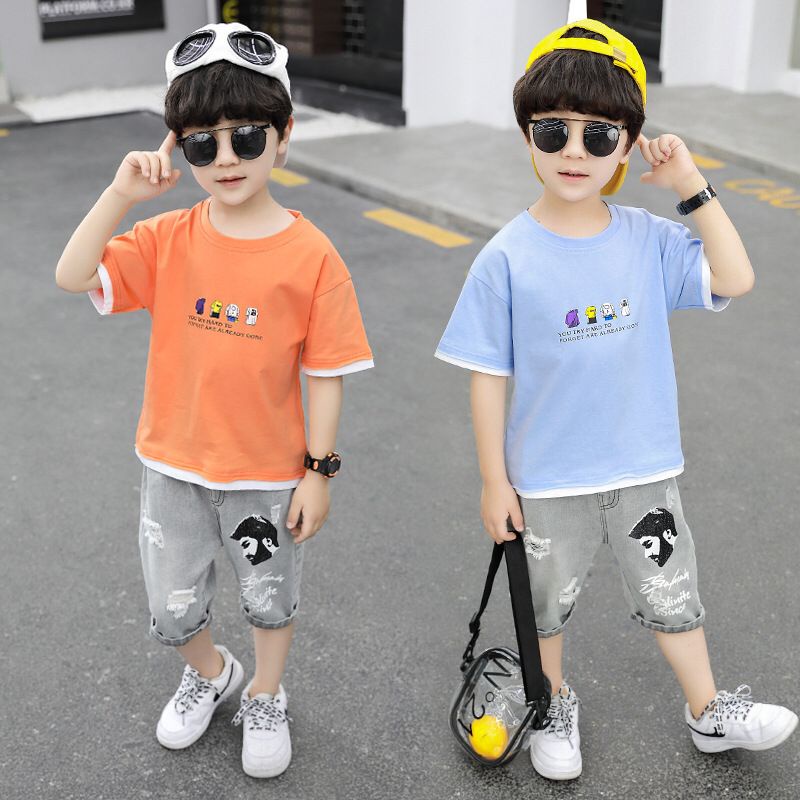 (LOLI-JKT) BOY-85 STELAN ANAK COWOK MODEL SINCE REON 2 WARNA SIZE 110-160