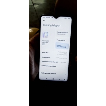Xiomi note 8 pro 6/128 second