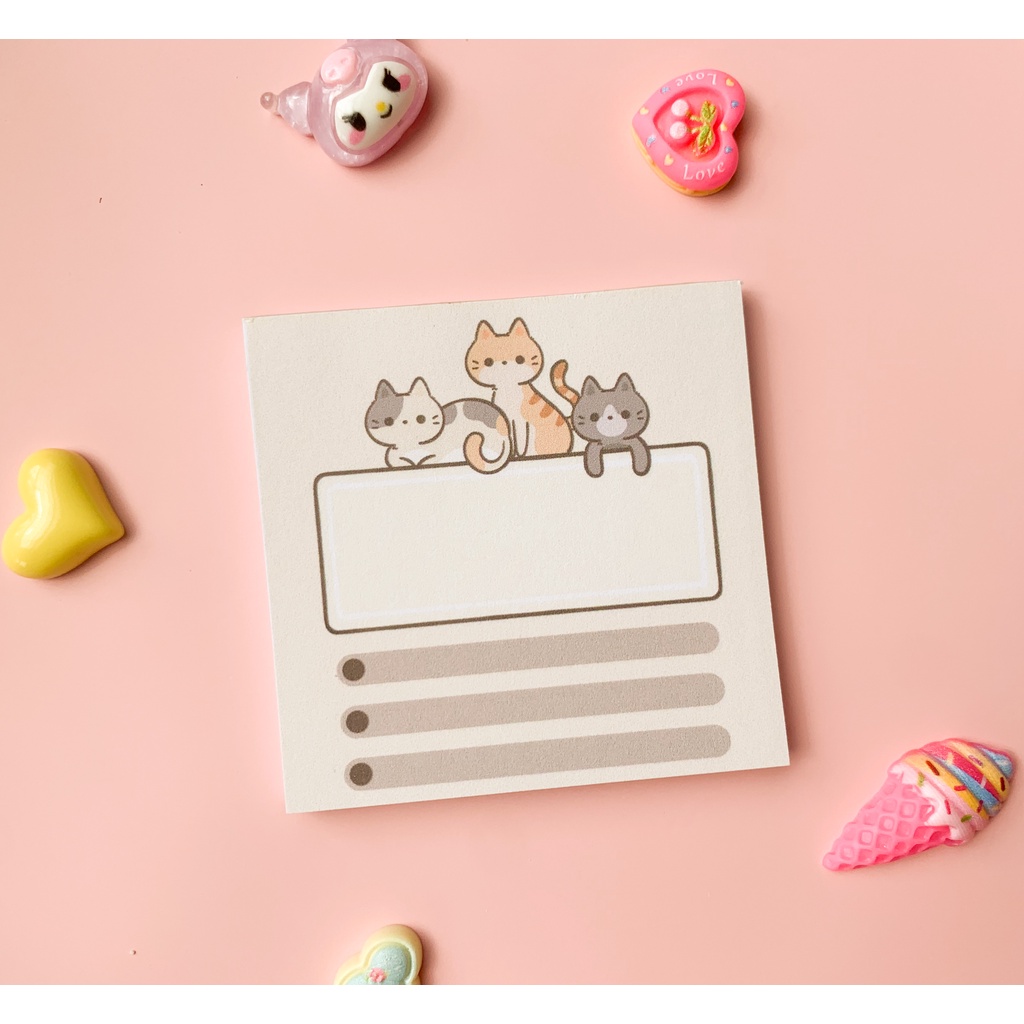 【GOGOMART】Kertas Memo Memopad Memo Notepad / Memo Catatan Bukan Sticky Notes Tempel - MM013