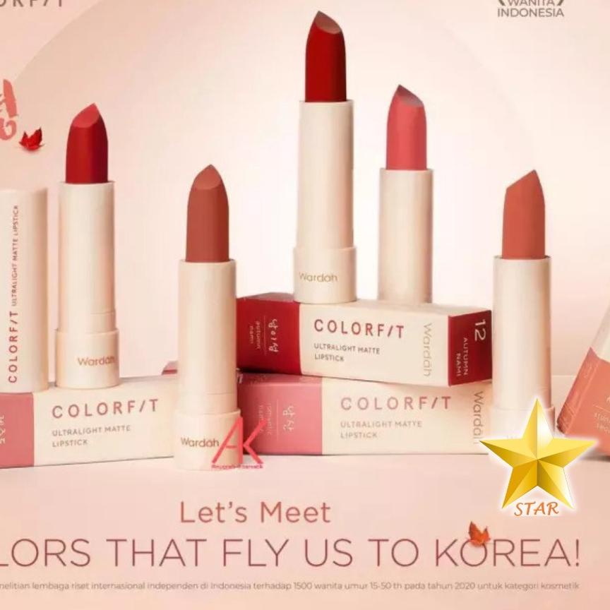 Grosiran Murah ORIGINAL Wardah Colorfit Ultralight Matte Lipstick Lipstik Ultra Light murah