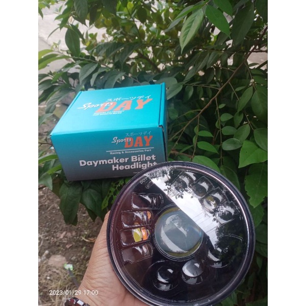 Daymker bilet lampu daymaker billet biled 5,7 inch