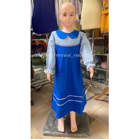 seragam TK biru beserta Rompi murah