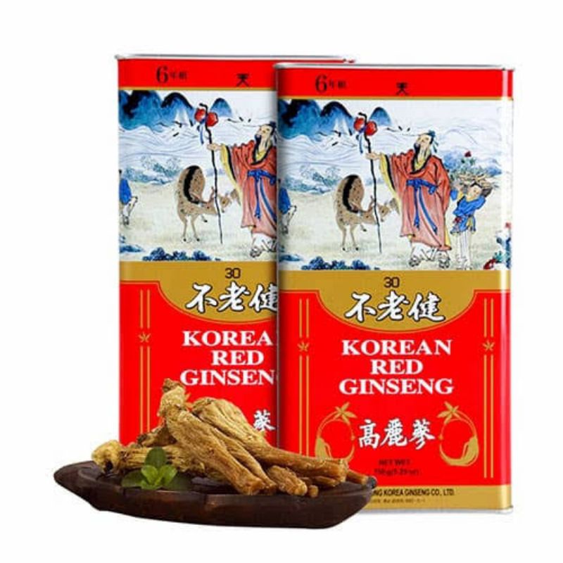 

Korean Red Ginseng Root akar merah 600 gr 10 botol