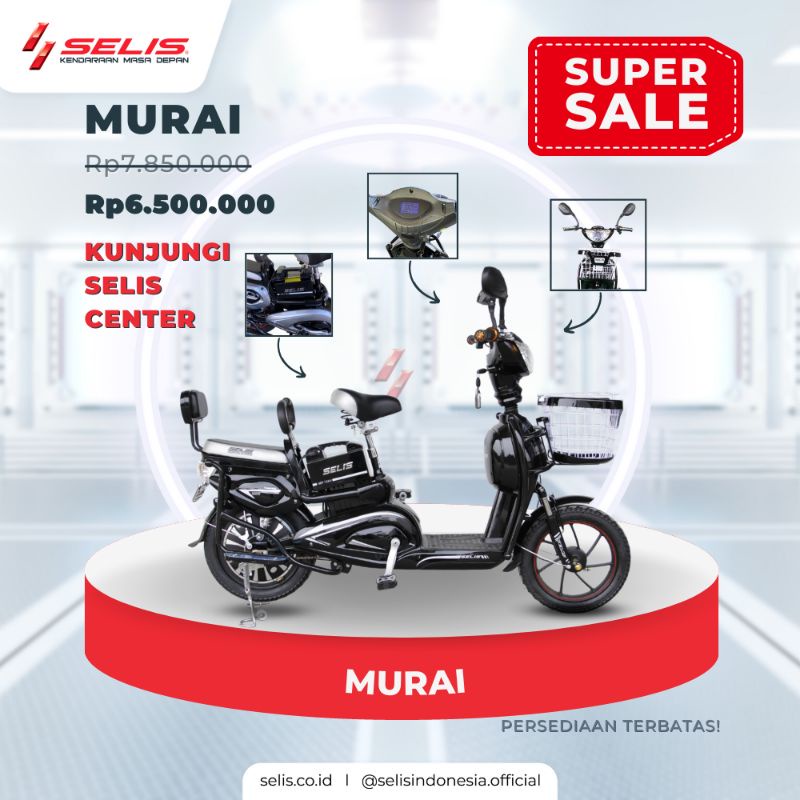 Sepeda listrik Selis tipe Murai