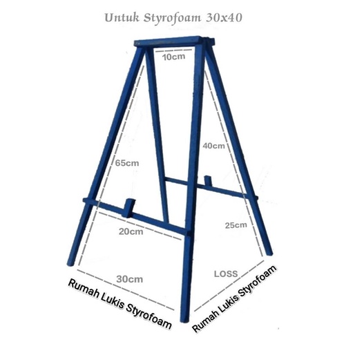 

Meja lukis/jagrak styrofoam 30x40cm
