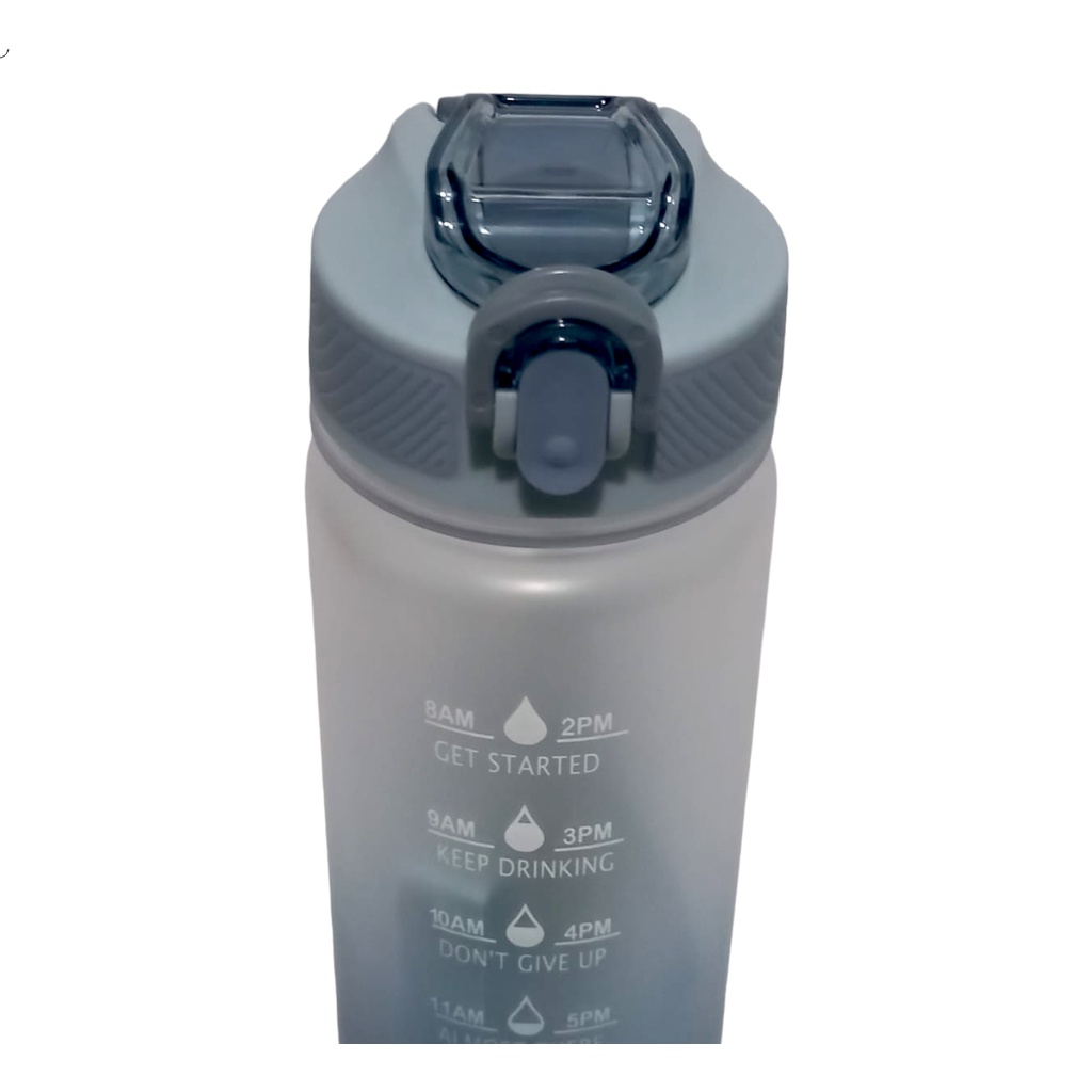 TOKO21GROSIR -- BOTOL MINUM MOTIVASI 700ML WARNA SOFT DOFF KODE ZY 1826