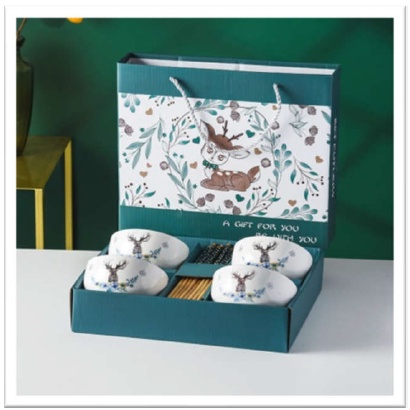 

CY05-4 HAMPERS DEER 4 BOWL