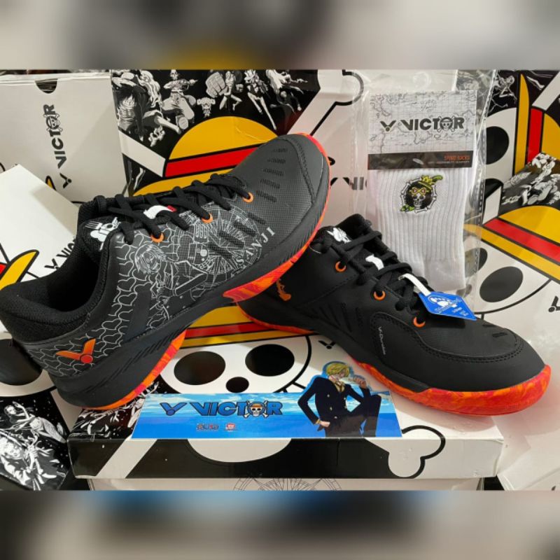 Sepatu Badminton Victor One Piece Edition BIG SALE FREE Kaos Kaki Victor Original & Cover Sepatu