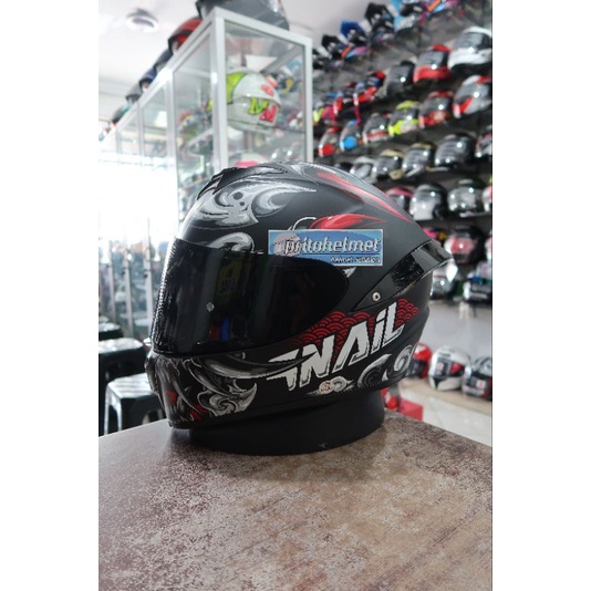 Snail Ffs2 Devil Grey Matt Red Visor Red Blue Silver Smoke