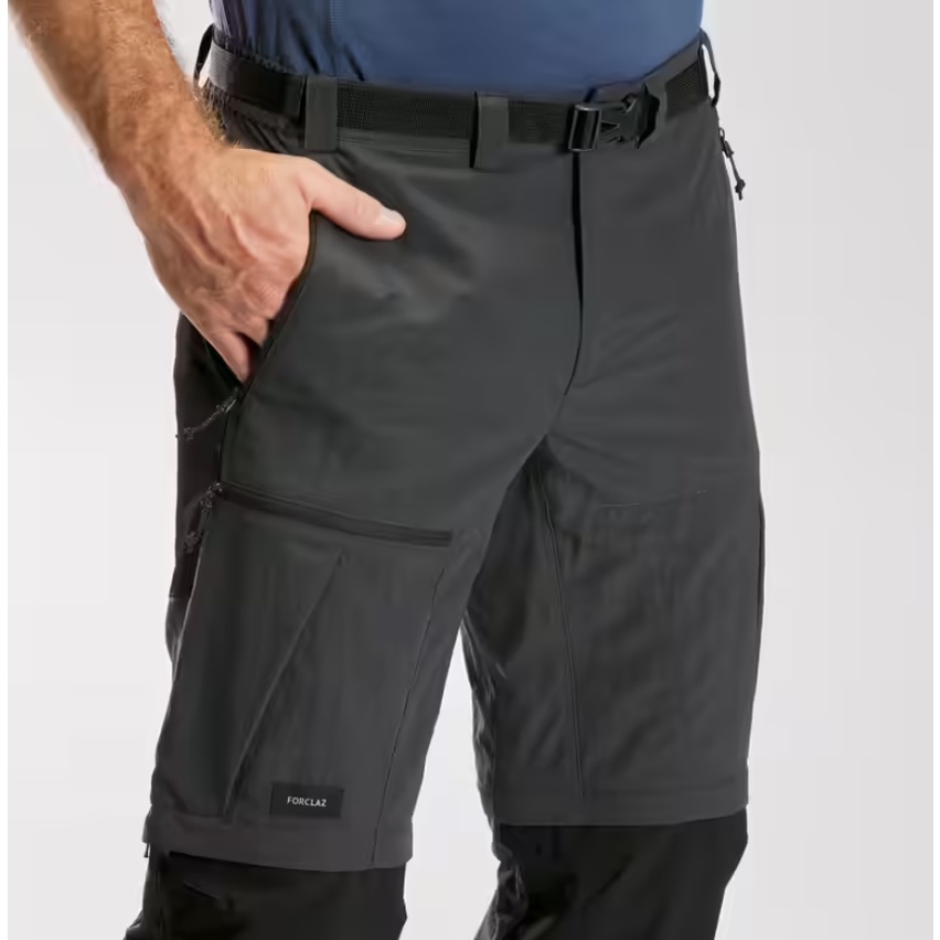 FORCLAZ MT500 Celana Panjang Modular Pria Hiking Trekking Fleksibilitas