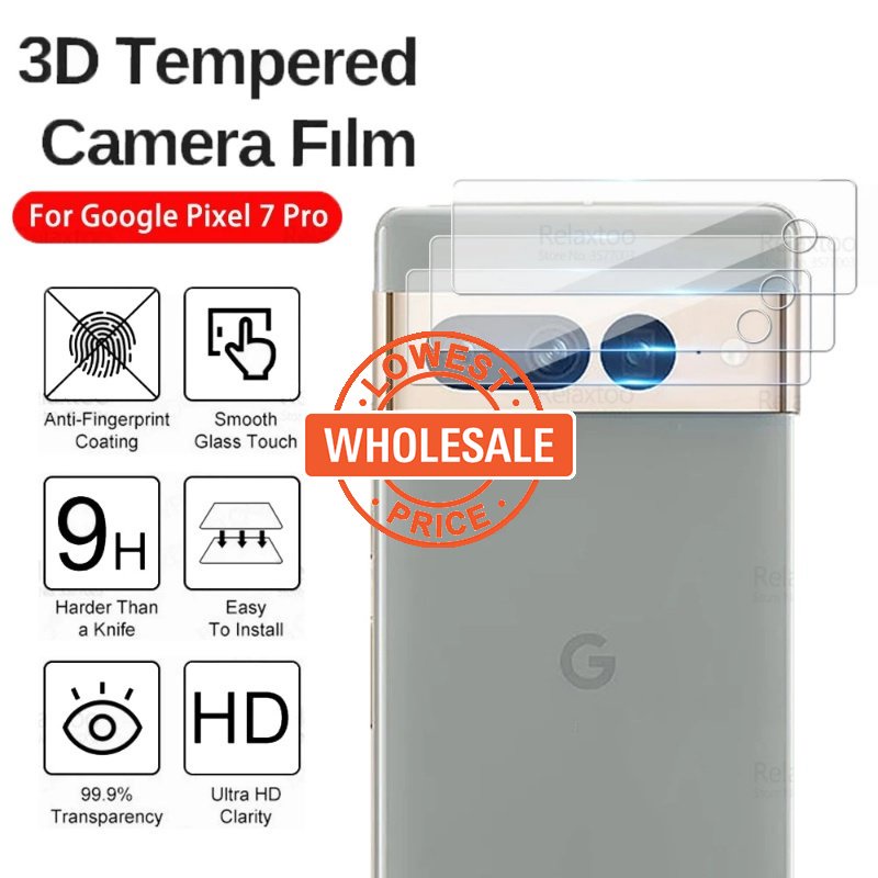 [Harga Grosir]Pelindung Layar Tempered Glass 9D Curved 9H Anti Gores Untuk Googe Pixel 7 7 Pro