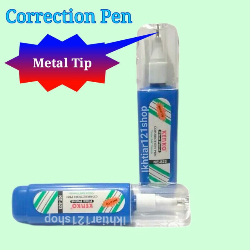 

Correction Pen Metal Tip/Tip-Ex Cair Fluid Berkualitas