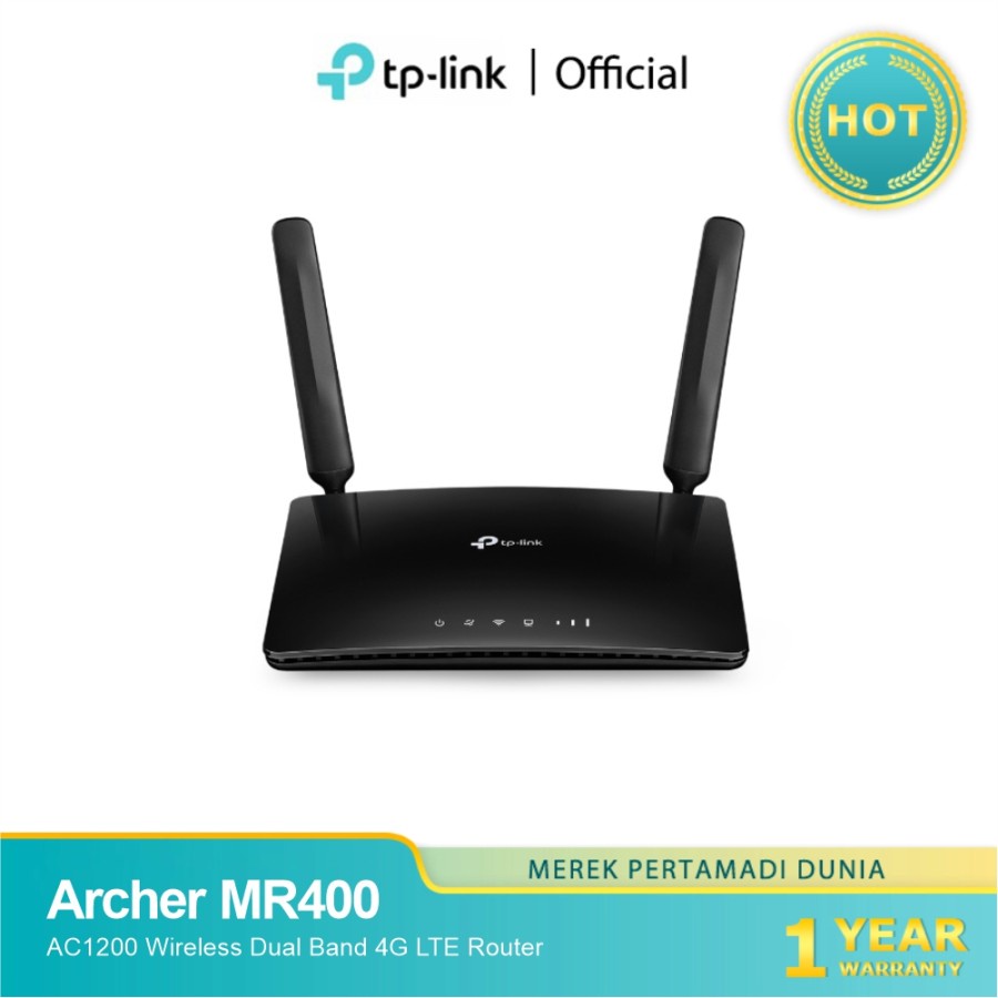 TP-LINK Archer MR400 AC1200 4G LTE Dual Band Wifi Direct Sim Router