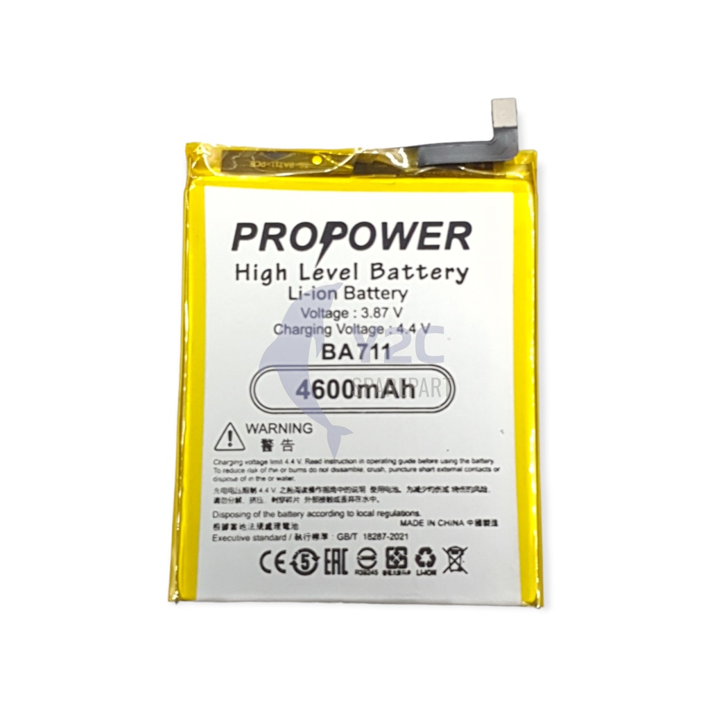 BATERAI MEIZU M6 / BA711 DOUBLE POWER PROPOWER / BATRE BATERE BATRAI BATREI