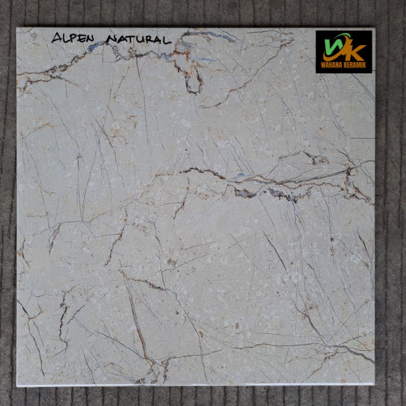 keramik lantai motif marble glossy / keramik motif marmer 60x60 ALPEN NATURAL