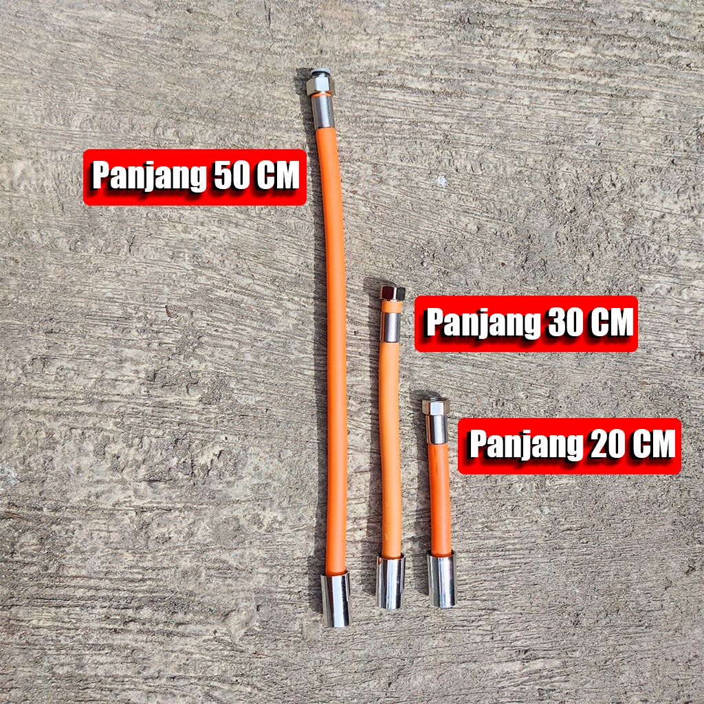 Sambungan Kran Air Fleksibel Dapat Di Atur Sesuai Keinginan - Sambungan Keran Air Fleksibel