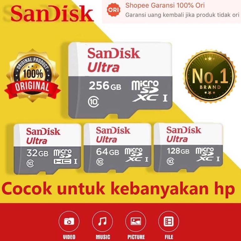 [PRODUK G0DOH] SanDisk memory card hp sandisk kartu memory card 32gb 64gb 128gb 256gb 512gb original