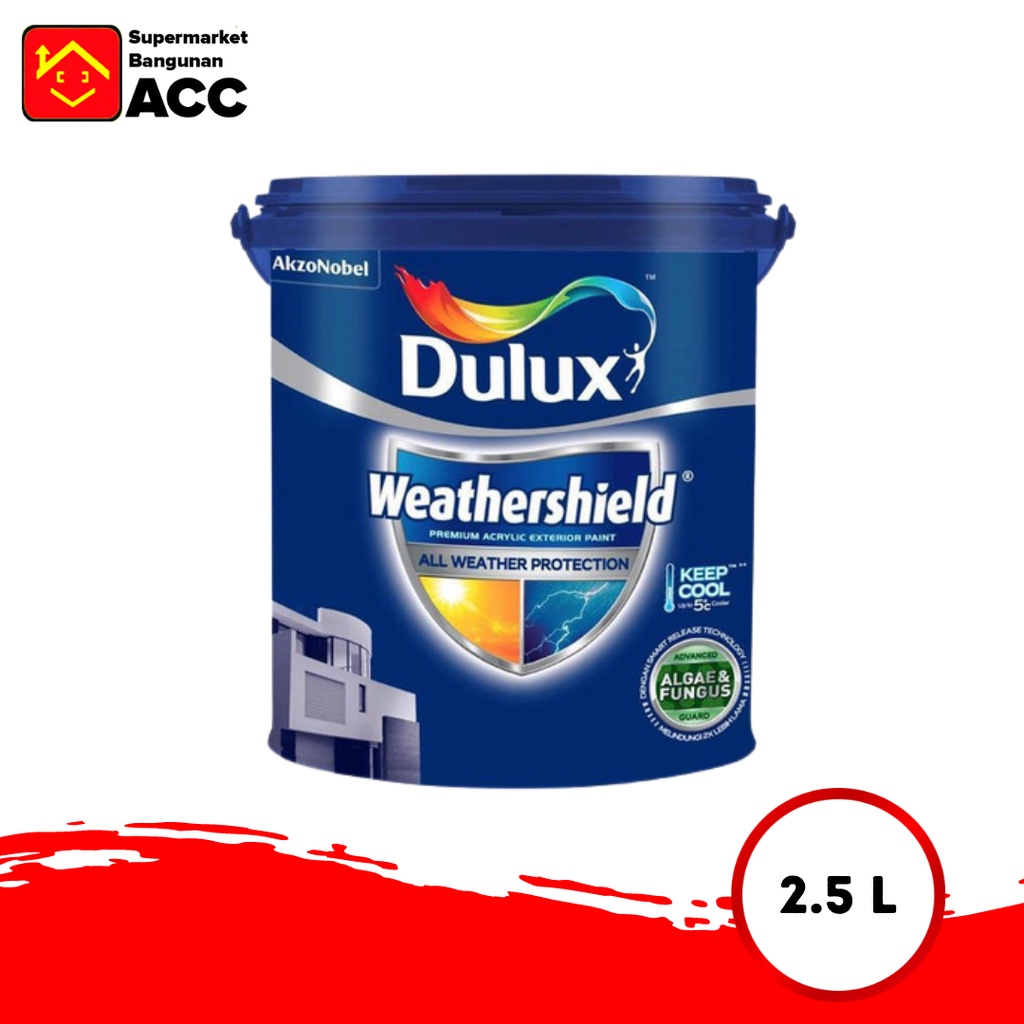 Cat Dinding - Cat Tembok - Dulux - Dulux weathershild dualshield 2,5liter