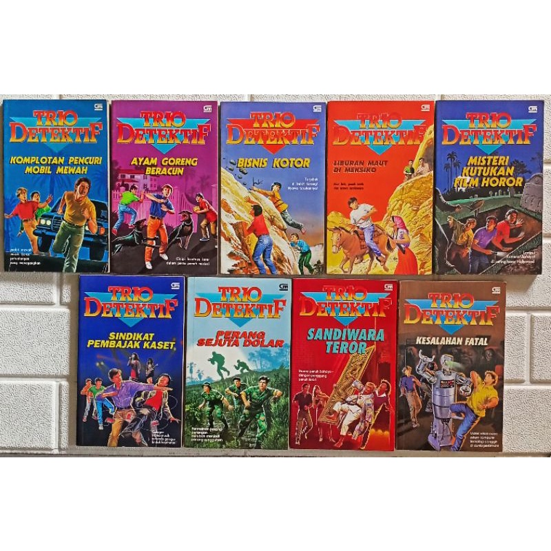 Novel Trio Detektif (Ori, Bekas, Preloved)