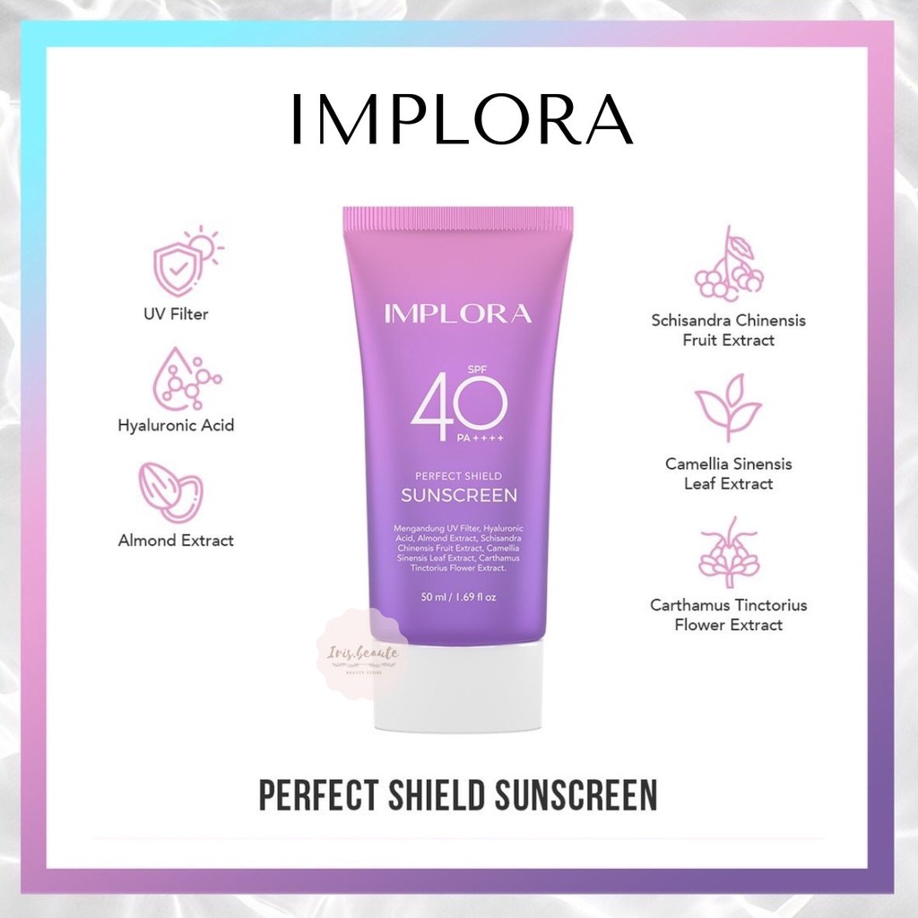 IMPLORA Perfect Shield Sunscreen