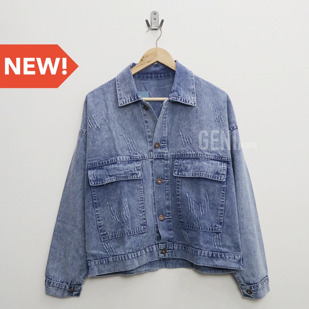 (ORIGINAL) Oversize wegyn jacket jeans by Genijeans