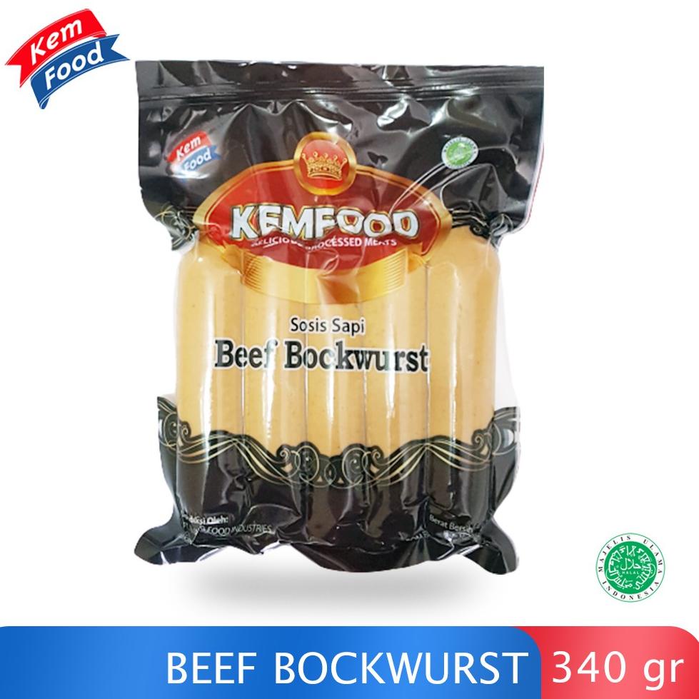 

2.2 Kemfood Beef Bockwurst - Sosis Sapi 340 gr ..,,.,,.,