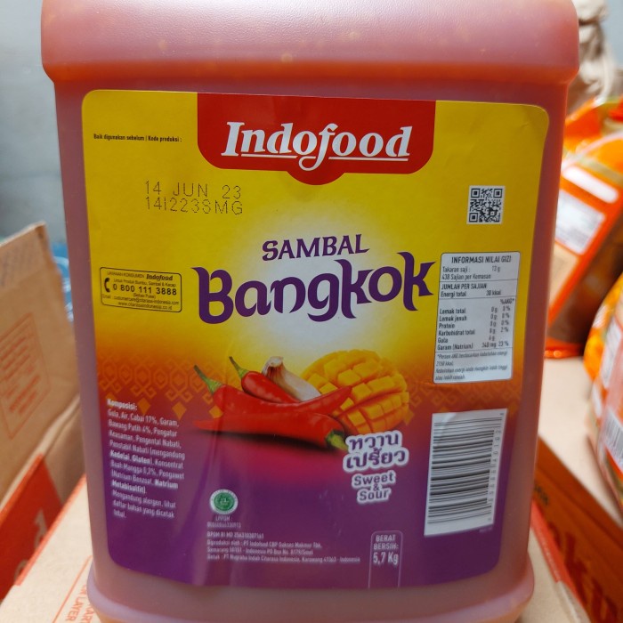 

Asa Sambal Bangkok Indofood 5.7Kg