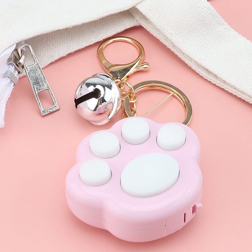 HZ Gantungan Kunci Fidget Bentuk Telapak Kaki Kucing Cat Paw Mini Fidget Toy Keychain Anak Anak