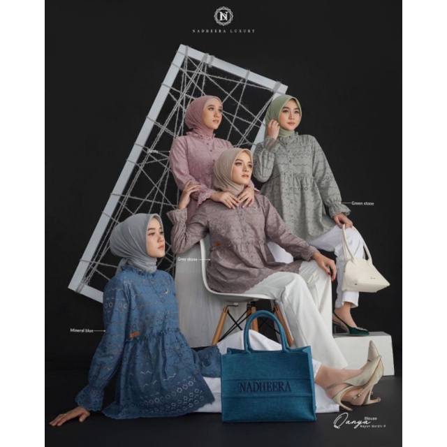 Qanya blouse by nadhera luxury