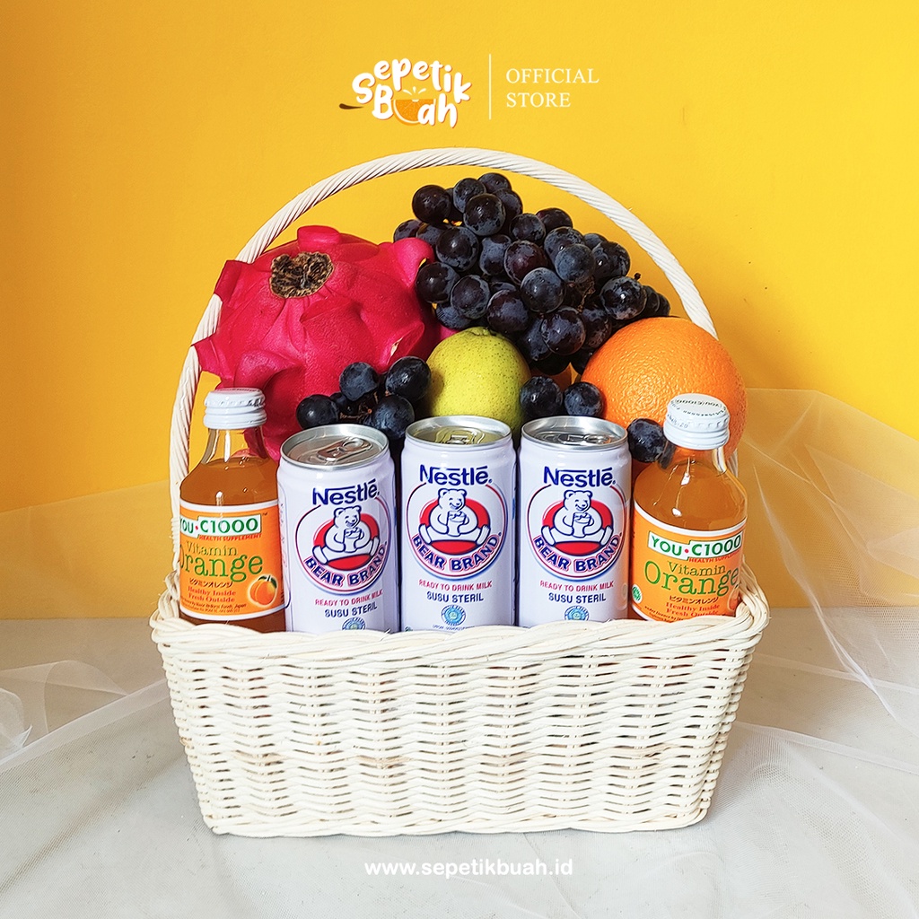 

Sepetikbuah - Happy 2 Fruit Hampers (Paket Hampers / Parcel Buah Minuman)