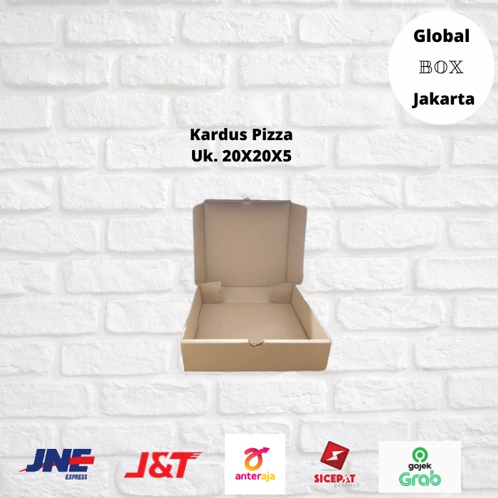 

Dus Kemasan Packaging Model Pizza - Dus Polos - Murah Ukuran 20x20x5 Per 10pcs