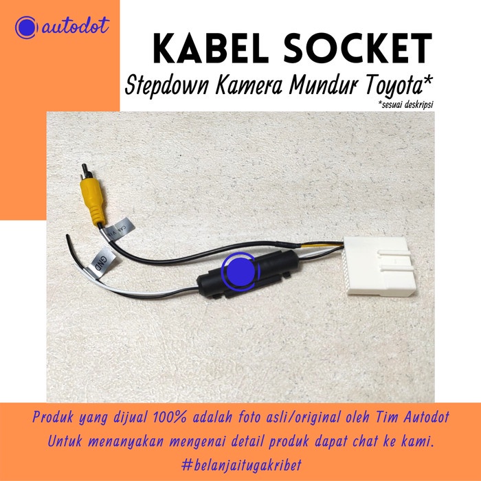 STEPDOWN KAMERA MUNDUR INNOVA REBORN / SOKET STEP DOWN KAMERA MUNDUR