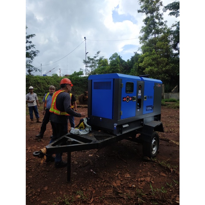 Genset Trailer 30 kva TSUZUMI TDG 30 kva 24000 watt Silent Diesel