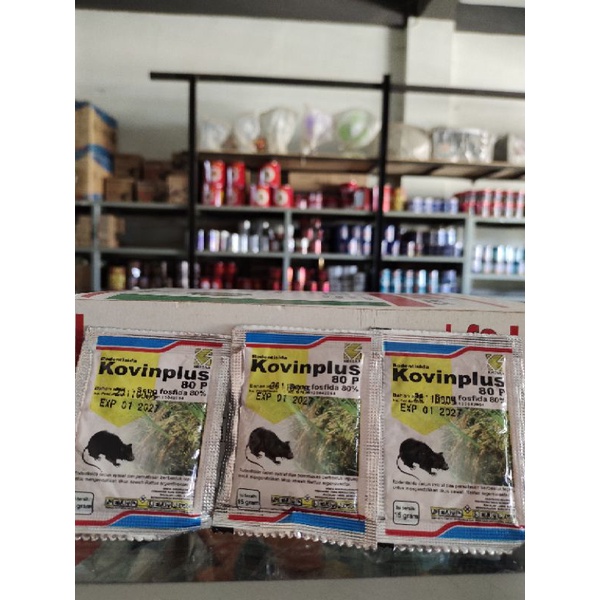 Racun Tikus Kovinplus 80P - Racun Tikus Kovinplus 15gr