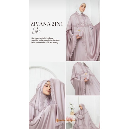 Mukena mewah adem ZIVANA by Moscha hijab